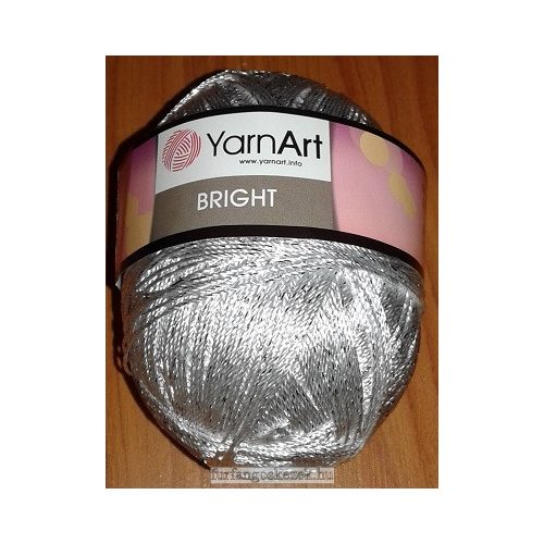 YarnArt Bright horgoló fonal - ezüst 